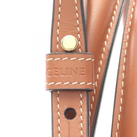 CELINE Brown Leather Bag - Picture 5 of 11